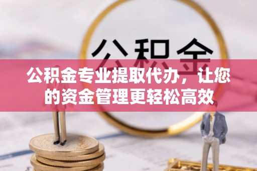 锦州公积金专业提取代办，让您的资金管理更轻松高效